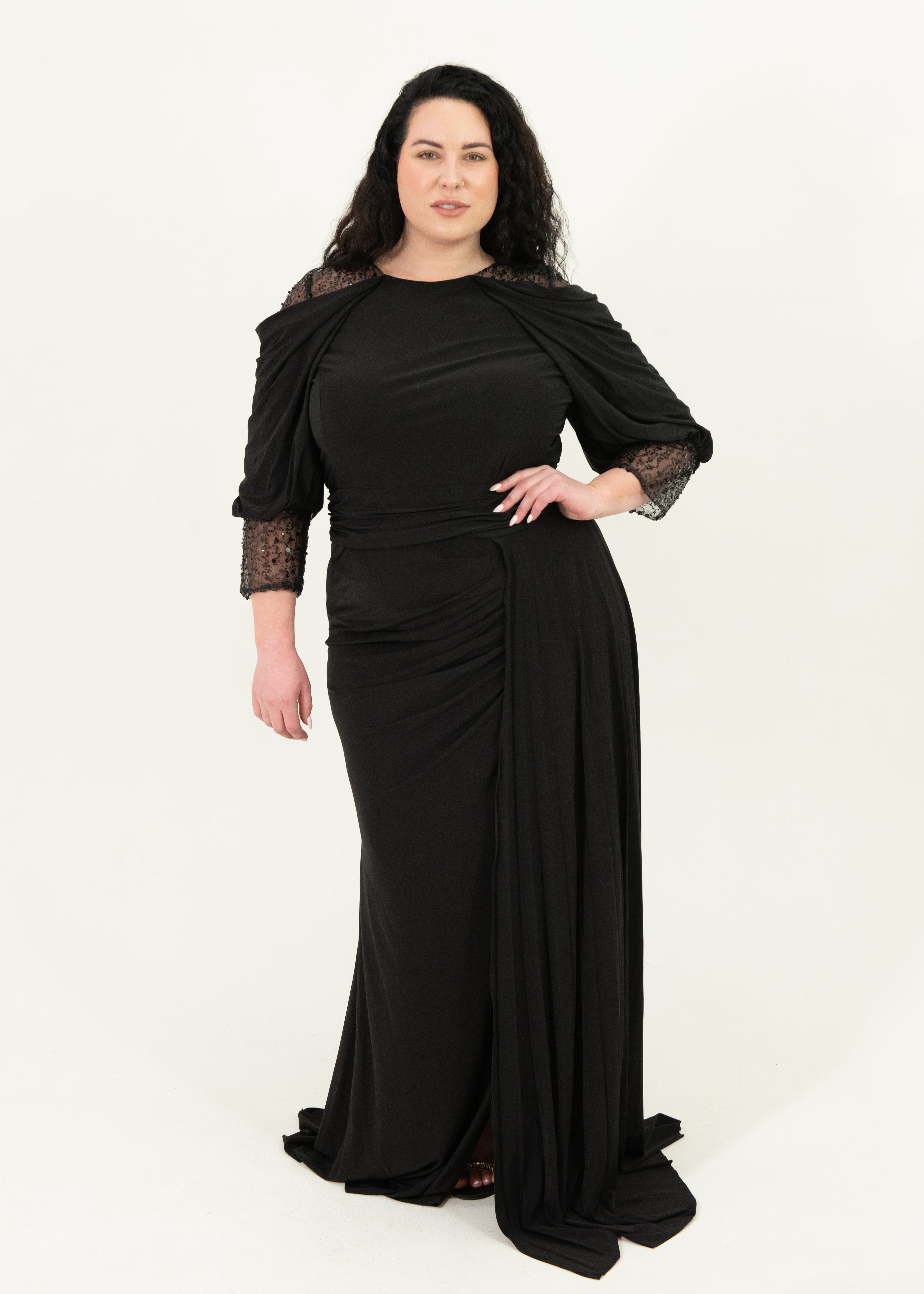 Black Anne Gown