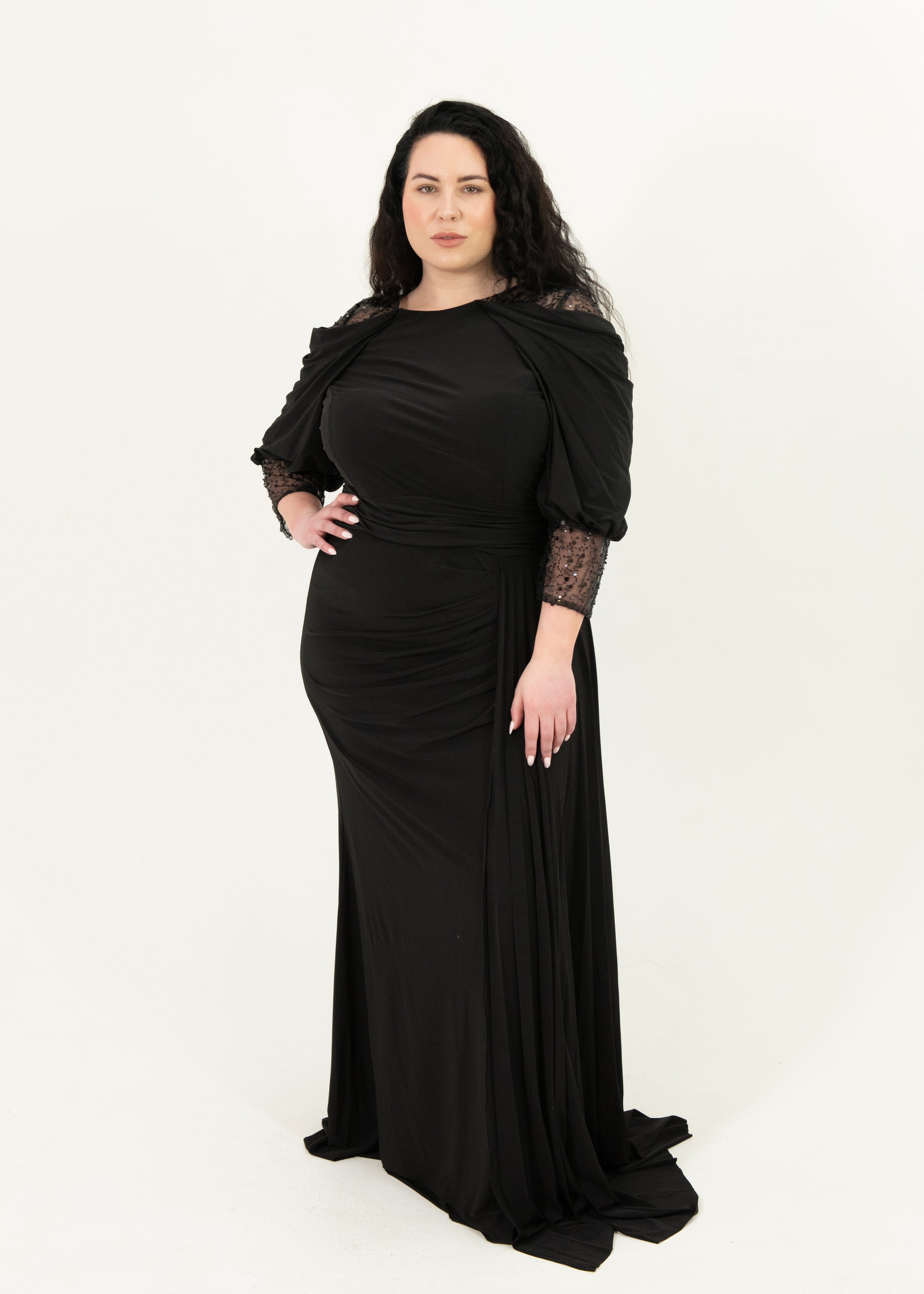 Black Anne Gown