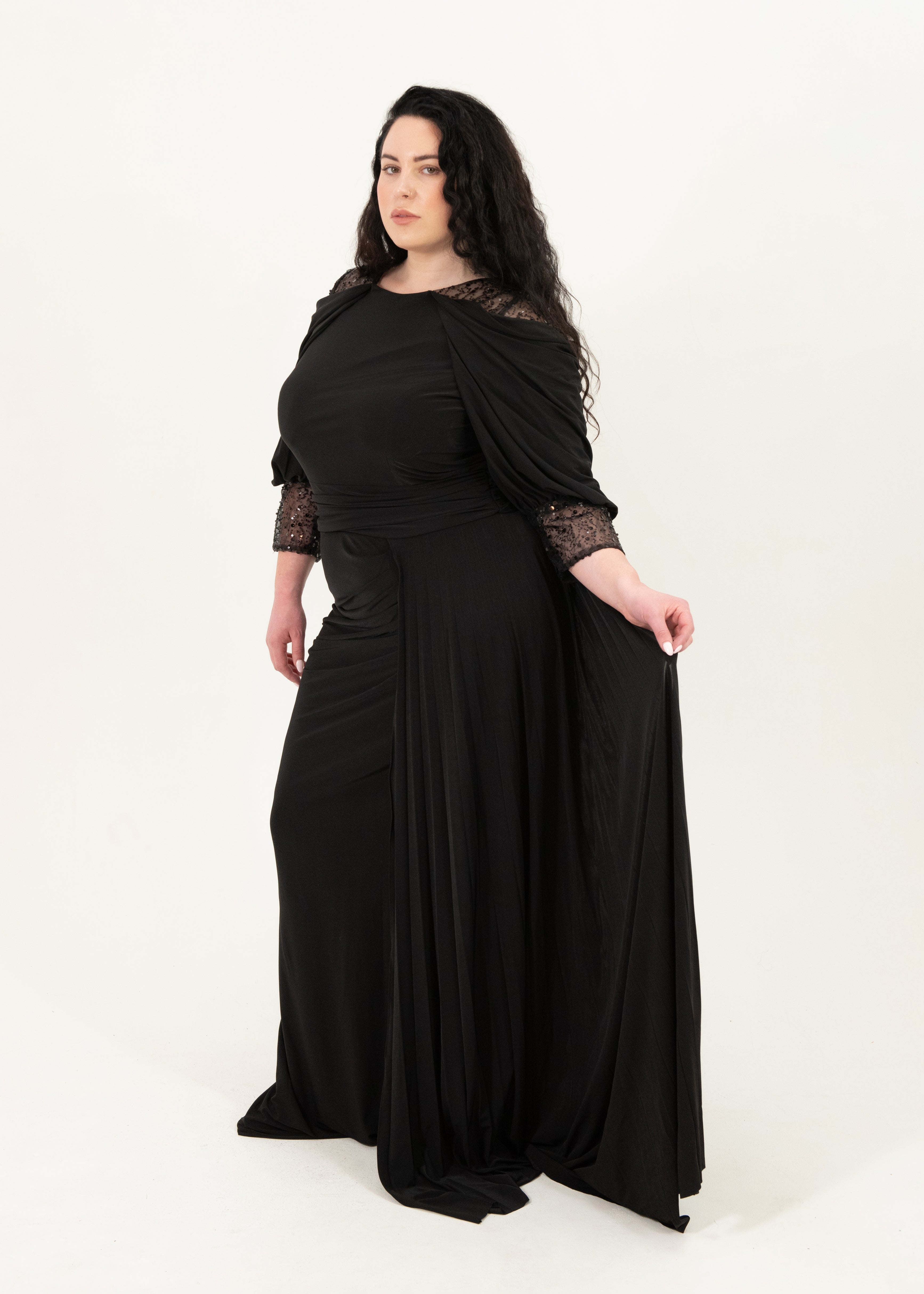 Black Anne Gown