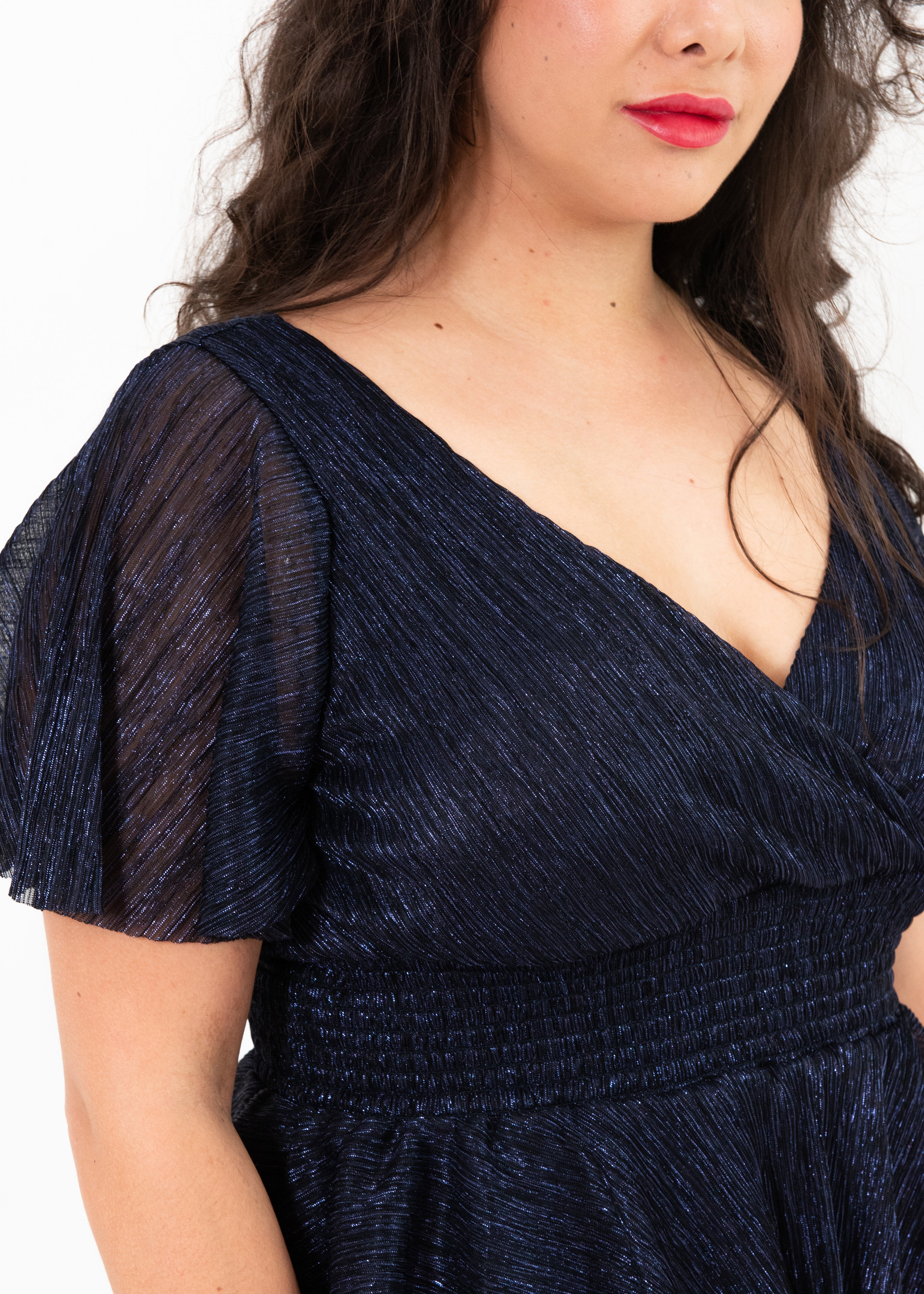 Mahana Crinkle Hi-Low Plus Size Dress
