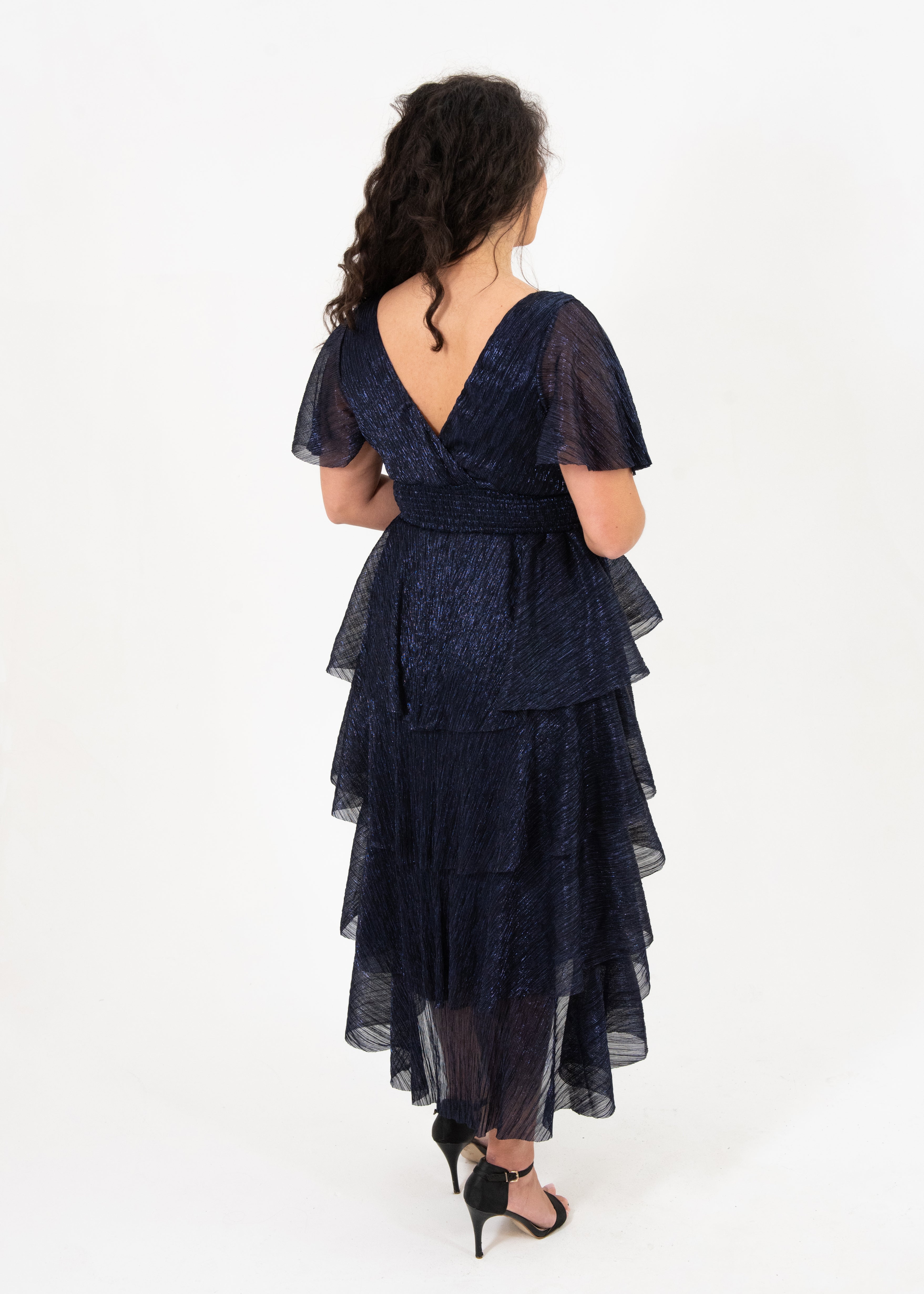 Mahana Crinkle Hi-Low Plus Size Dress