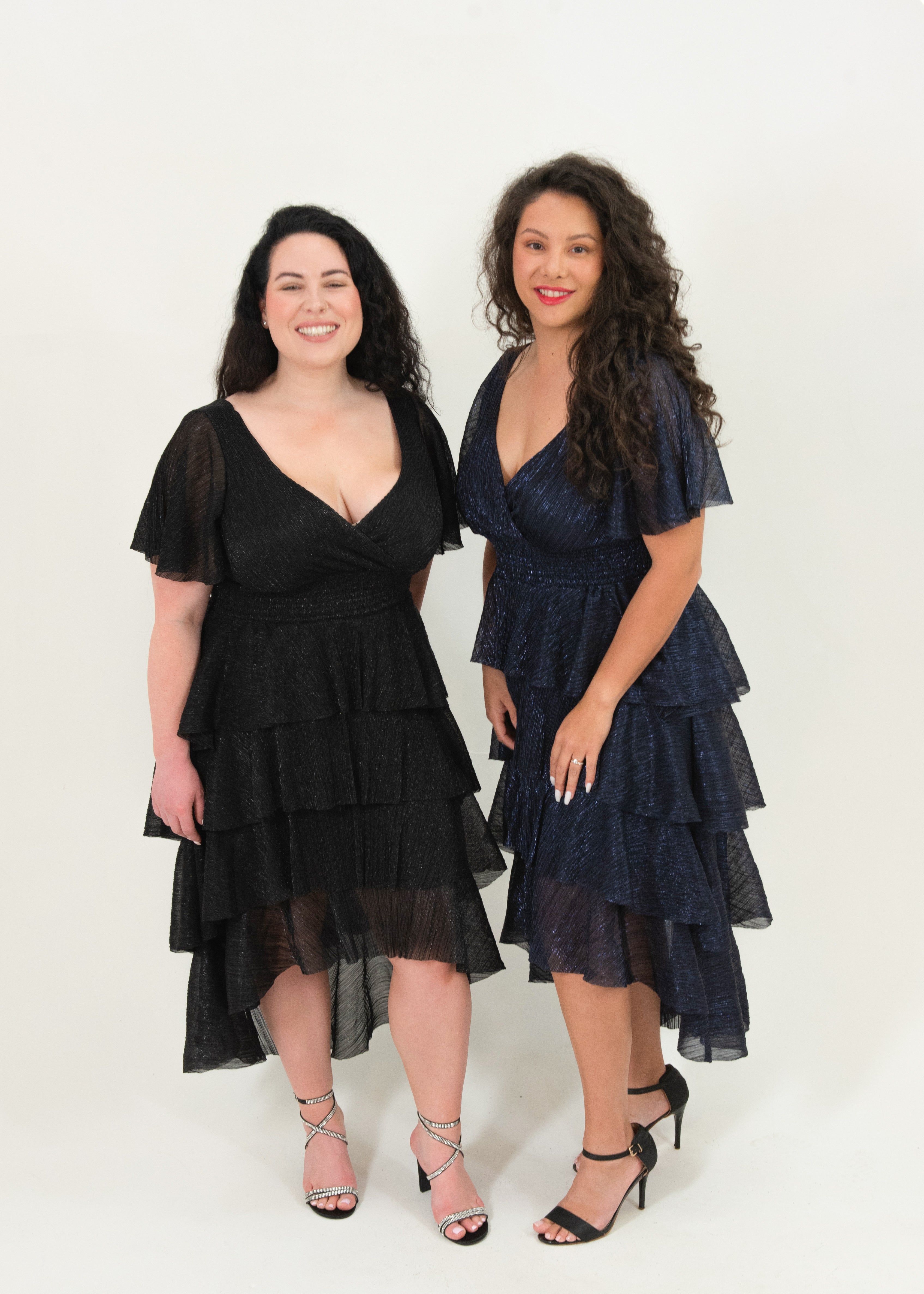 Mahana Crinkle Hi-Low Plus Size Dress