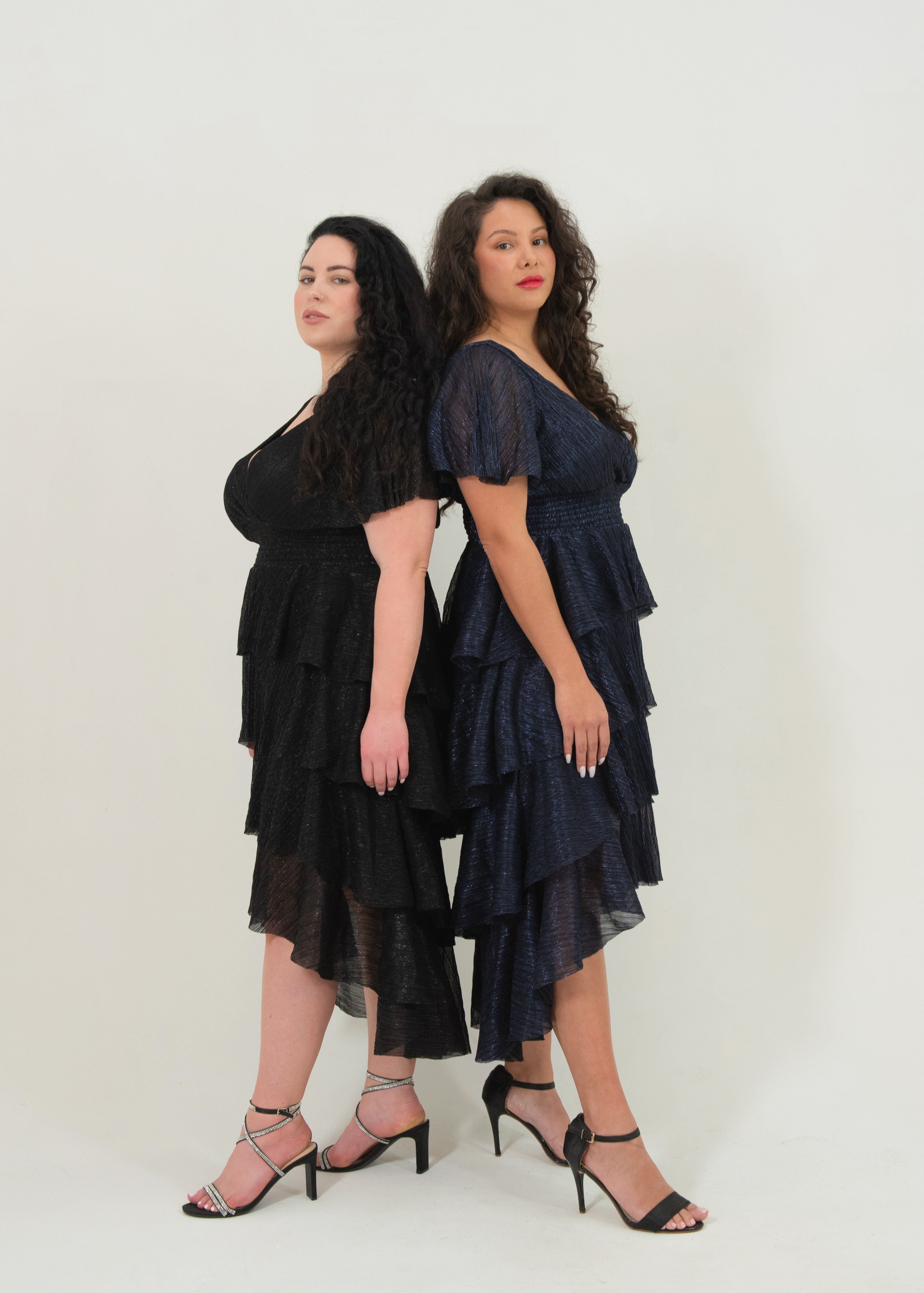 Mahana Crinkle Hi-Low Plus Size Dress