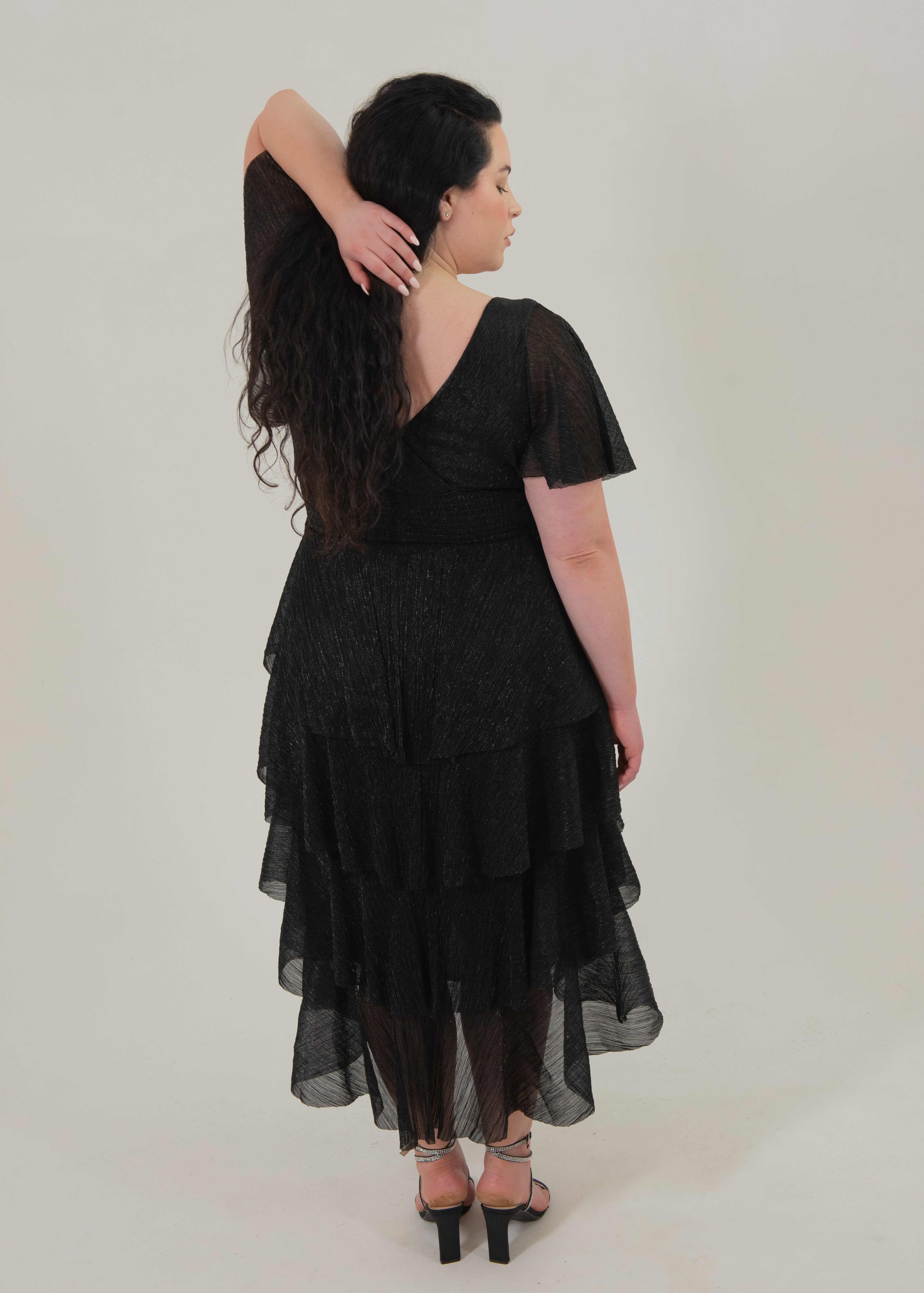 Mahana Crinkle Hi-Low Plus Size Dress