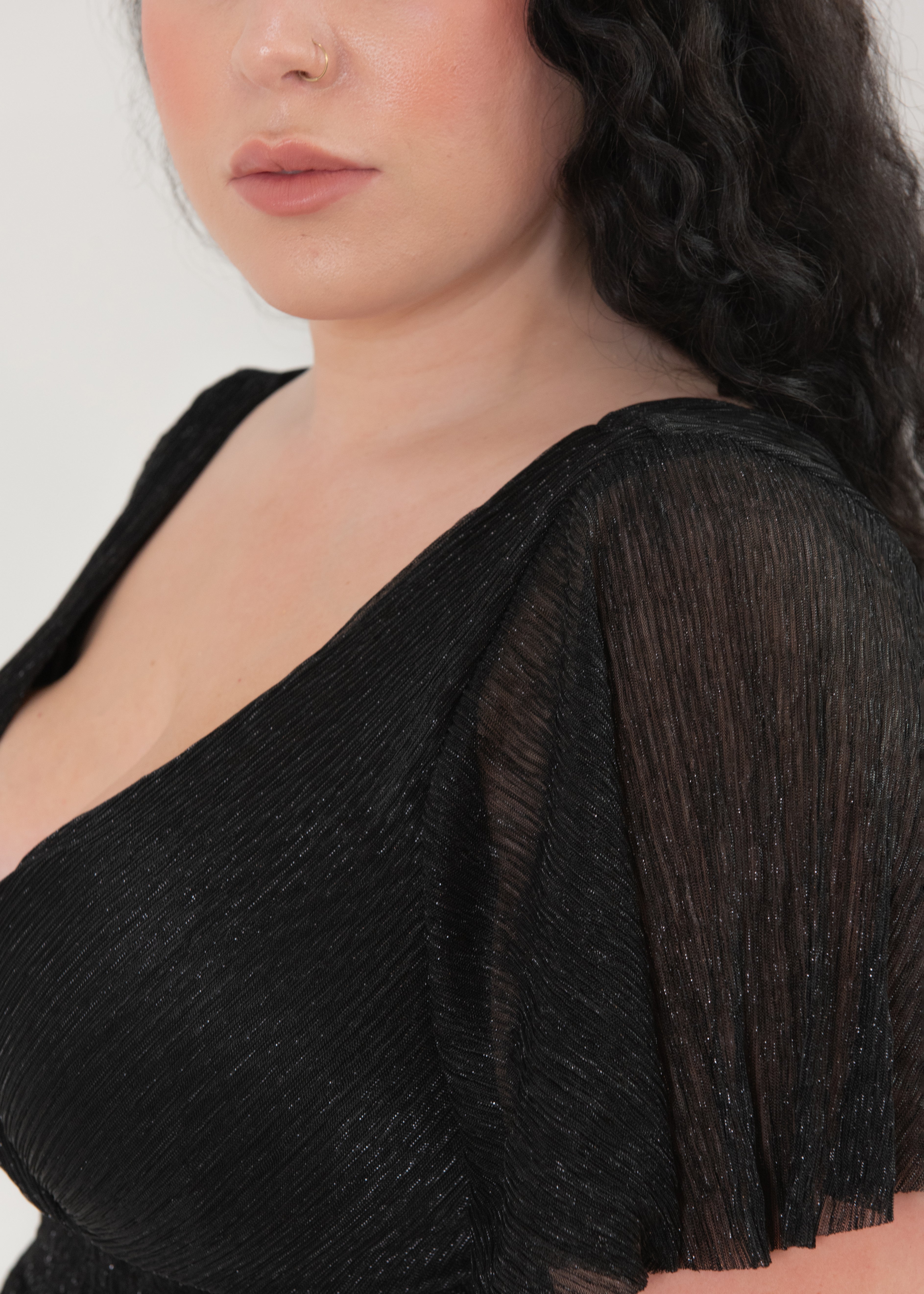Mahana Crinkle Hi-Low Plus Size Dress