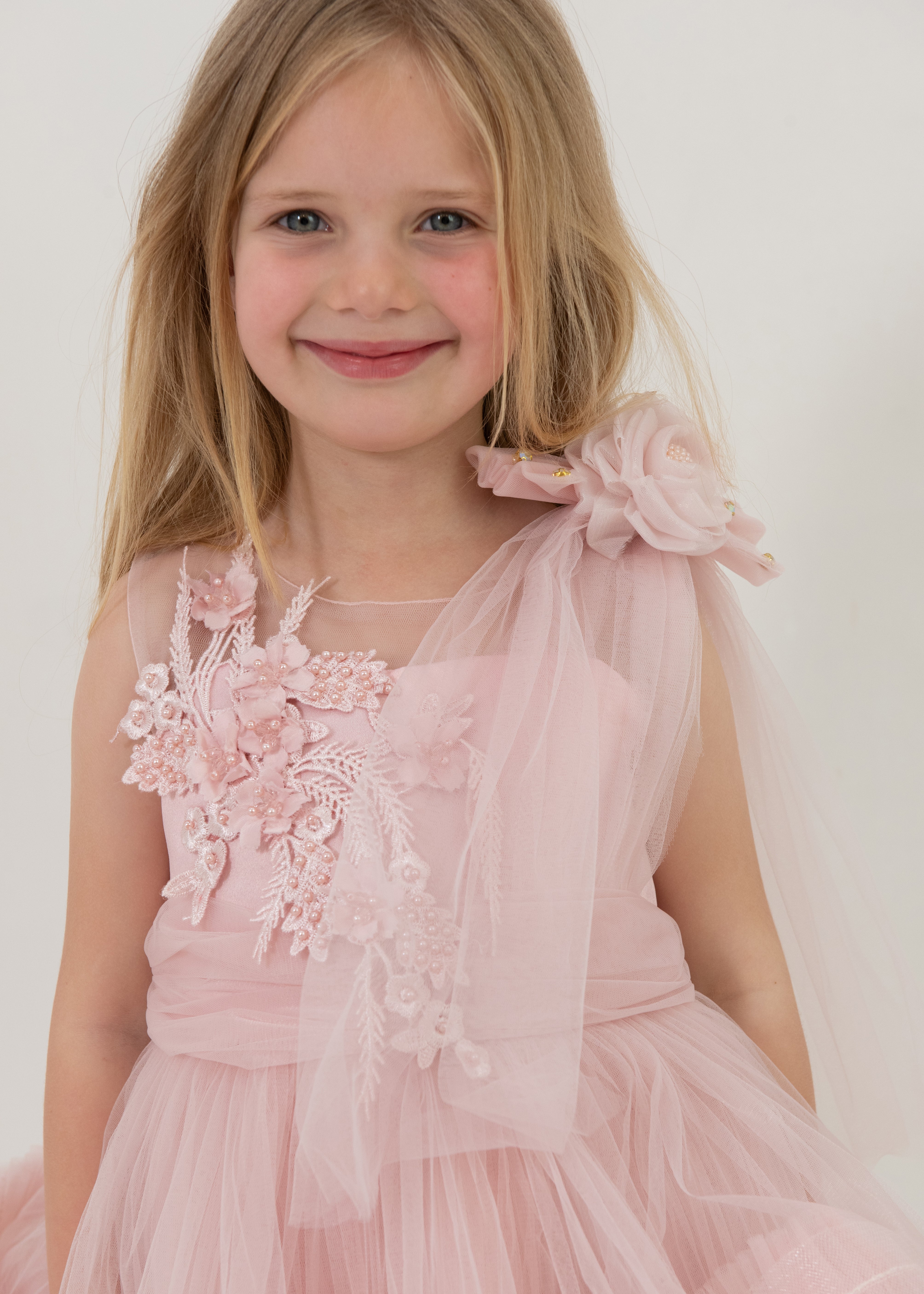 Marie Girls Ruffle Party Dress