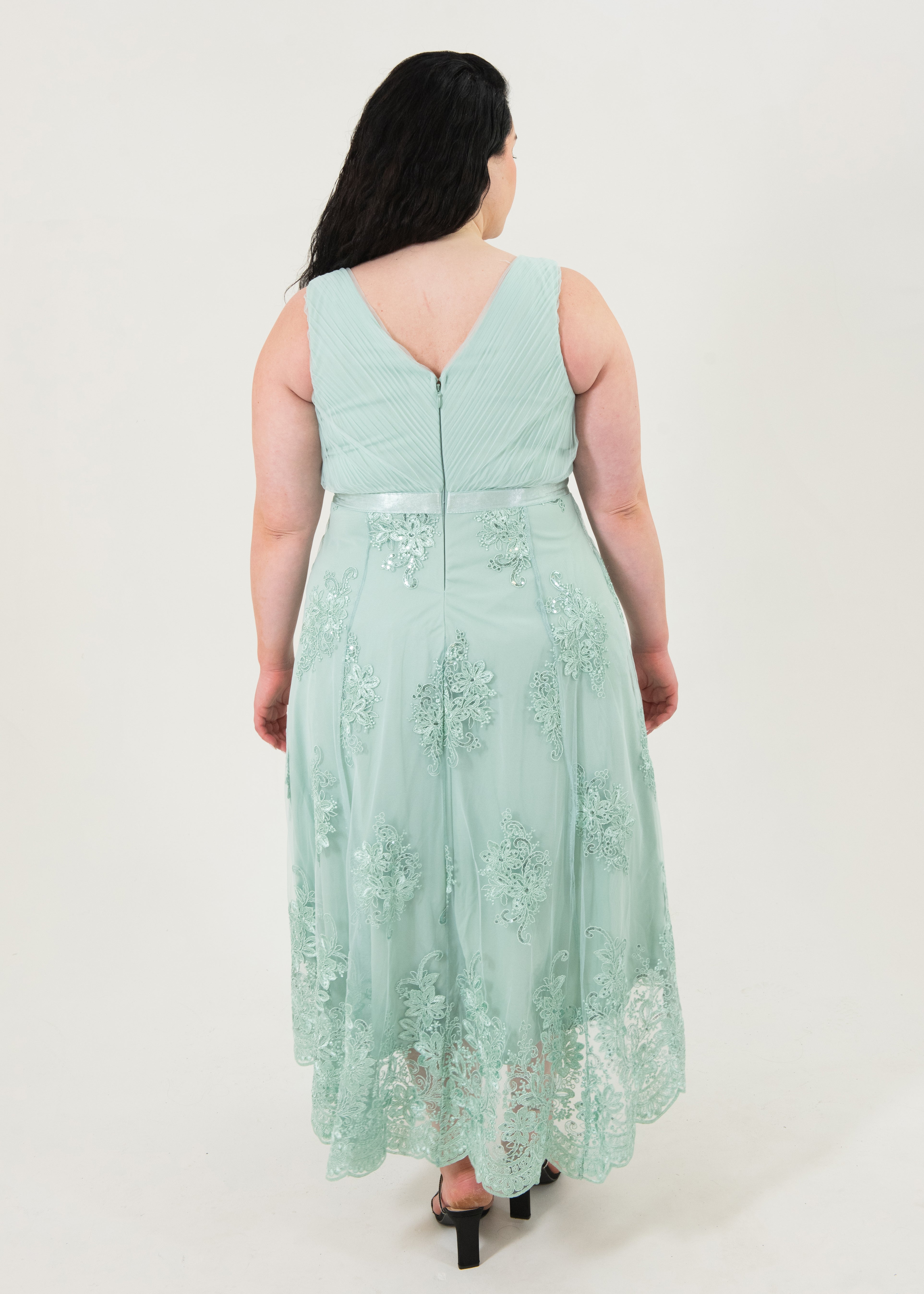 Minty Mandy Lace Dress